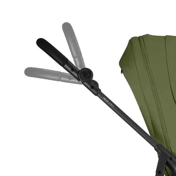 Регульована ручка, Візок Melio Carbon Moss Green
