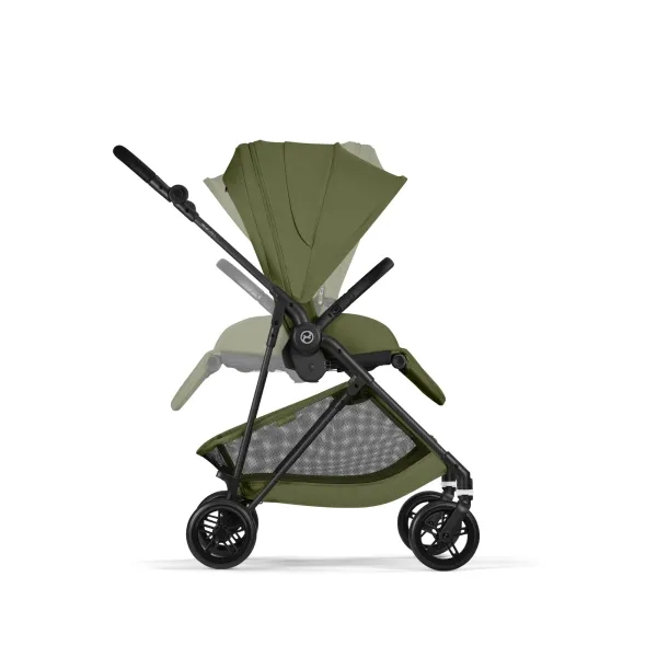 Реверсивний блок сидіння візочка Melio Carbon Moss Green