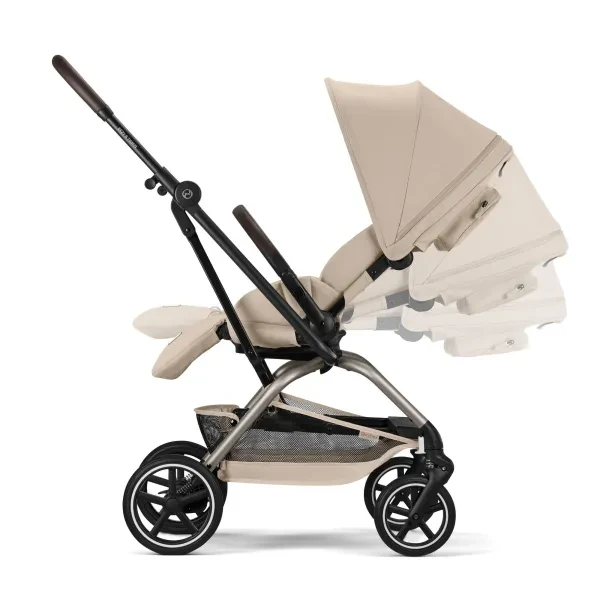 Горизонтальне положення спинки у візку Eezy S Twist+ 2, Cybex